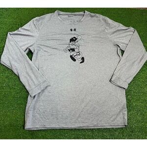 Lipscomb Bisons‎ Baseball Shirt LG Under Armour Loose Fit Lipscomb University